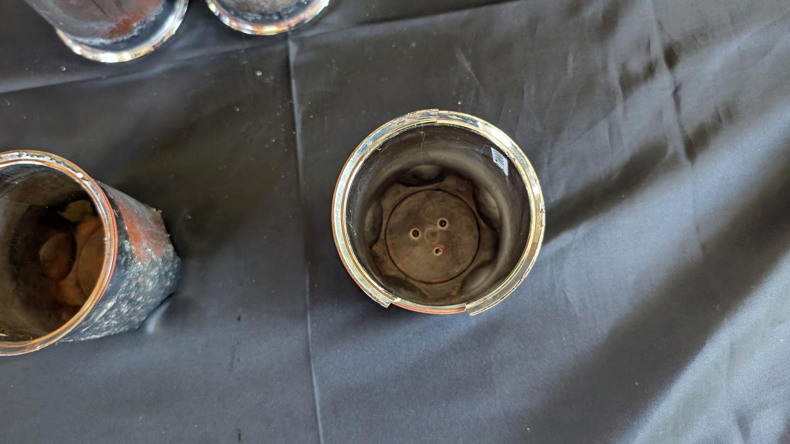 Set of 4 Vintage American Racing Push-Through Center Caps