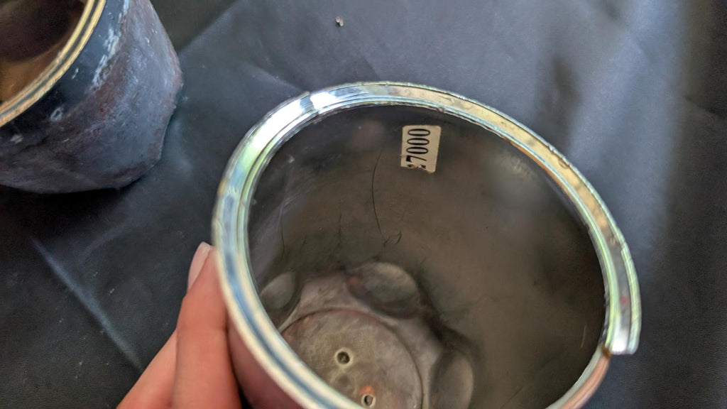 Set of 4 Vintage American Racing Push-Through Center Caps