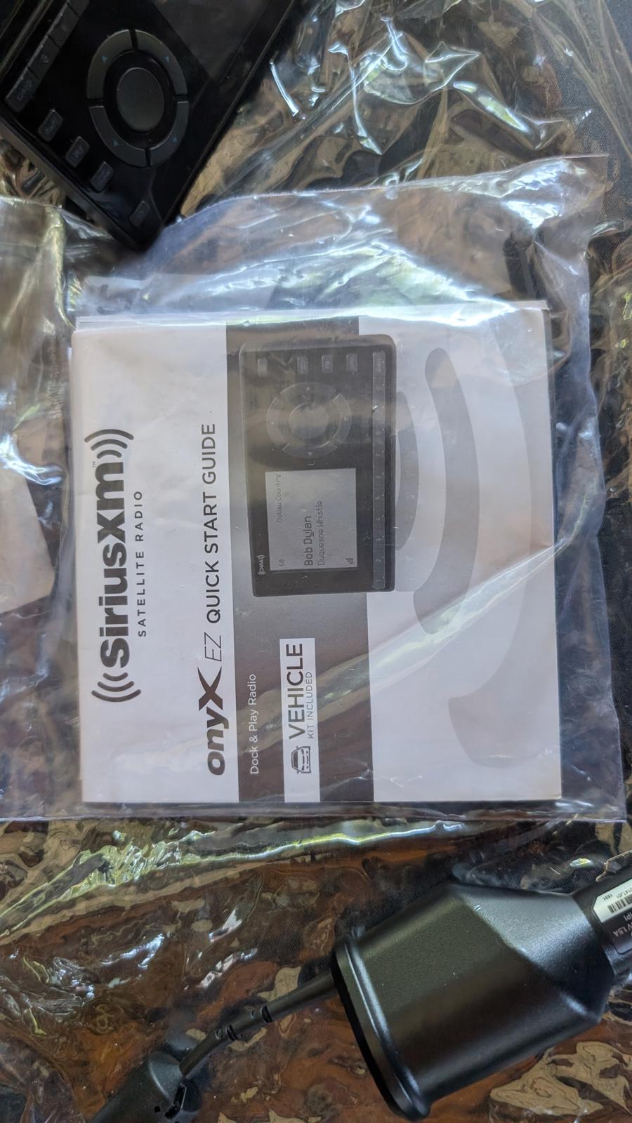 SiriusXM Onyx EZ Satellite Radio Receiver with Vehicle Dock