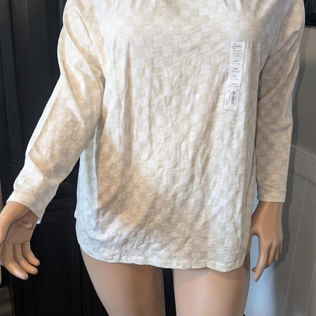 Sonoma Women's Plus "The Everyday Tee" 2X Long