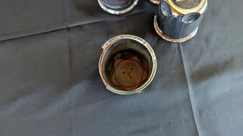 Set of 4 Vintage American Racing Push-Through Center Caps